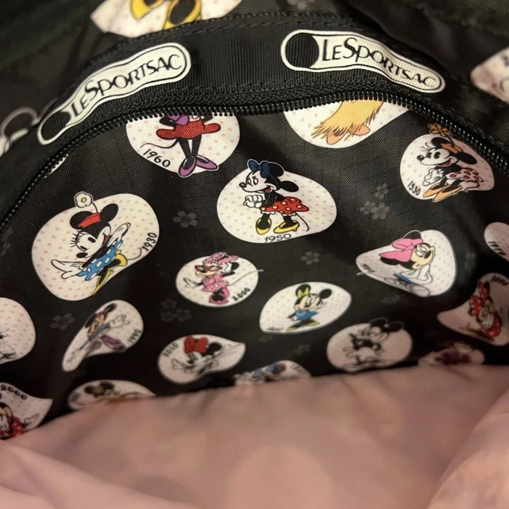 LeSportsac Black Crossbody Bag with Disney Print - Picture 4 of 9